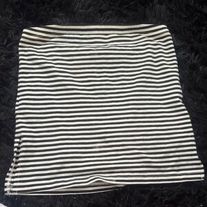 Classic Black and White Striped tube top
